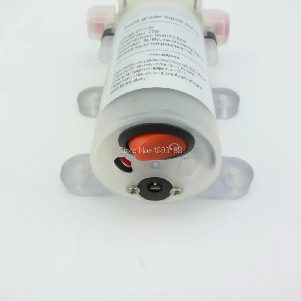 70W 12v 24v dc food grade wine milk pump Self-priming Pump Automatic pressure control water pump