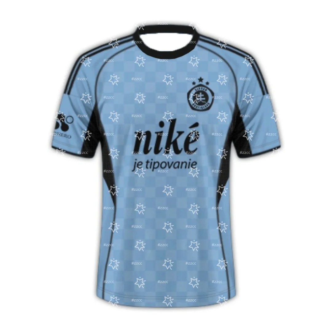 AliExpress NONE 25-26 Slovan Bratislava Home football jersey match training set Football fan gift Summer Sports Men's T-Shirt Kid's cycling Tee
