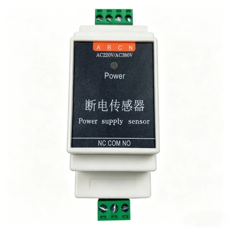 Wired Power Failure Alarm Sensor Dry Node Contactor Detector AC 220v/380v Three-phaseFor Smart Home Automation