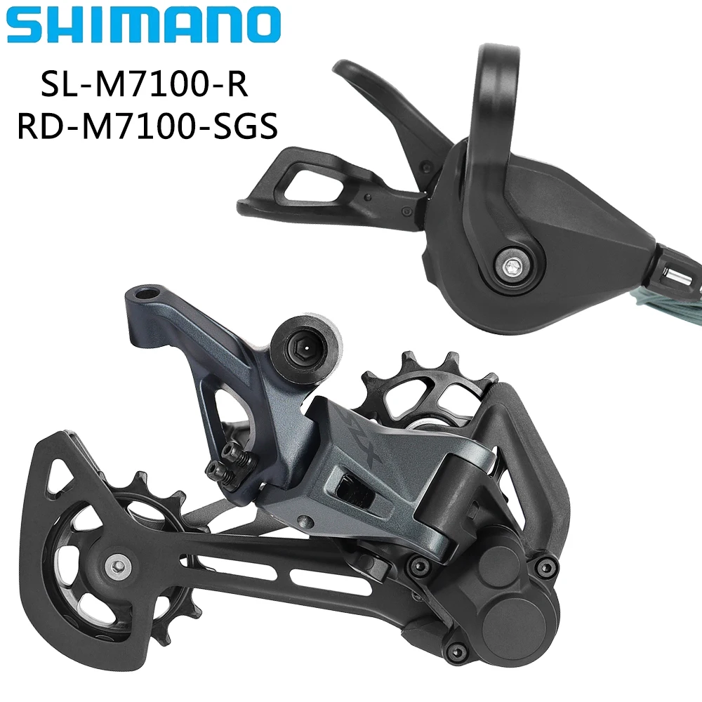 SHIMANO SLX M7100 Групповой переключатель 1x12 скоростей SL-M7100-R Правый рычаг переключения передач RD-M7100-SGS Задний переключатель для MTB велосипеда