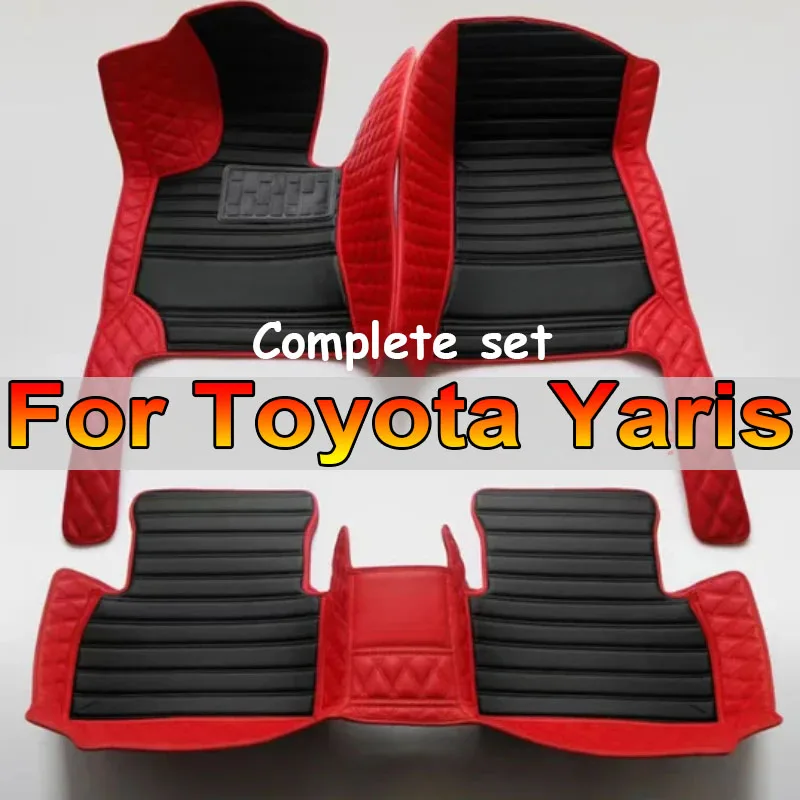 Car Floor Mats For Toyota Yaris Hybrid Mazda2 Hybrid MXPH11 2021 2022 2023 Waterproof Protective Pad Floor Cover Car Accessories