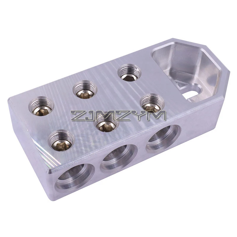 Aluminum Alloy Audio 0 Gauge Top Post 4 Way 6 Way Heavy Duty Positive and Negative Battery Terminals