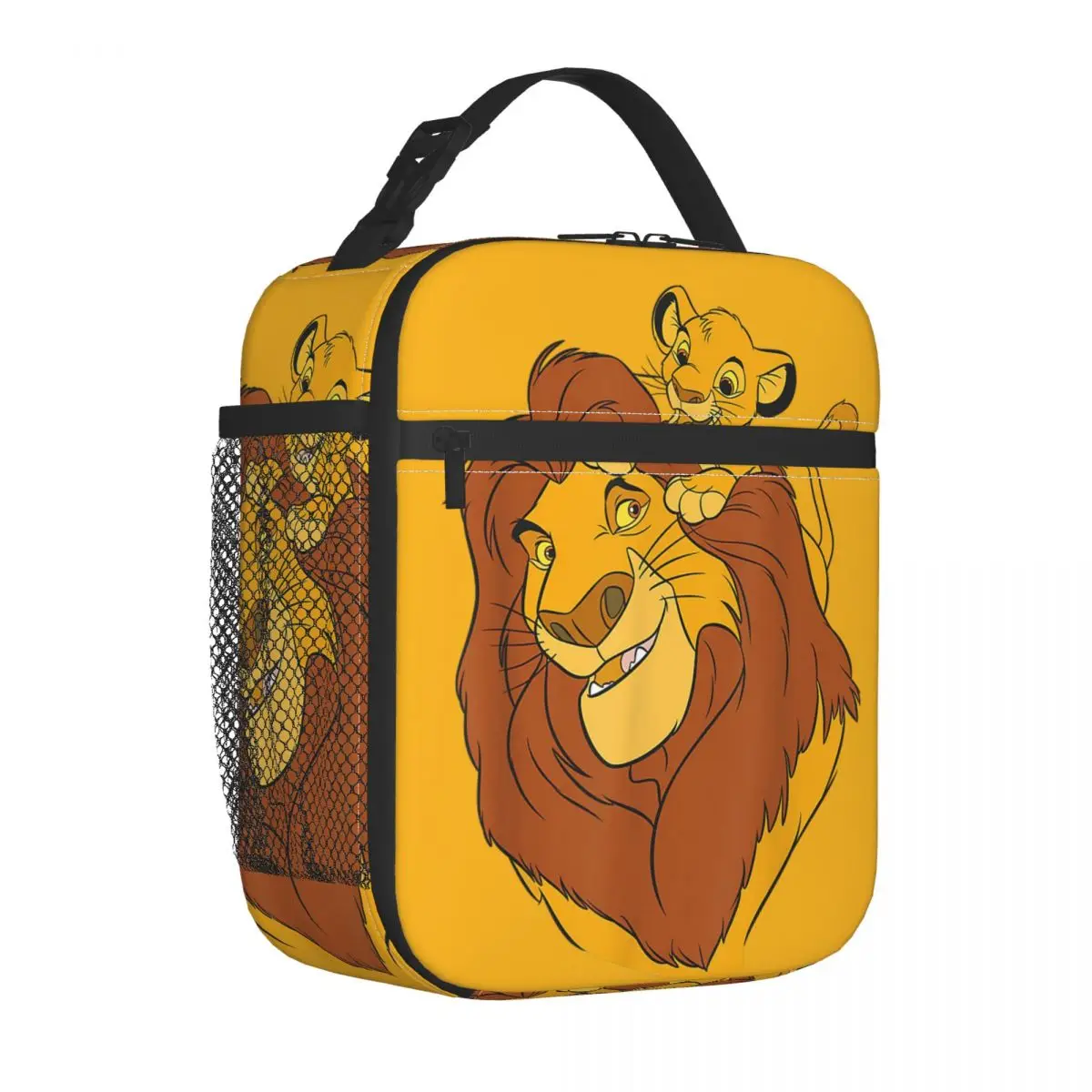 

The Lion King Insulated Lunch Bag Portable Simba Mufasa Father Son Lunch Container Cooler Bag Tote Lunch Box School Men Women