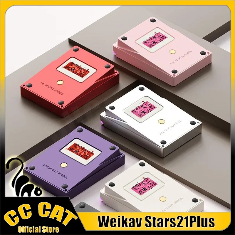 

Weikav Stars21 Plus Mechanical keyboard Kit 3Mode Wireless Bluetooth Keypad Kit Rgb Hot Swap Numeric keypad Kit Aluminum Gift