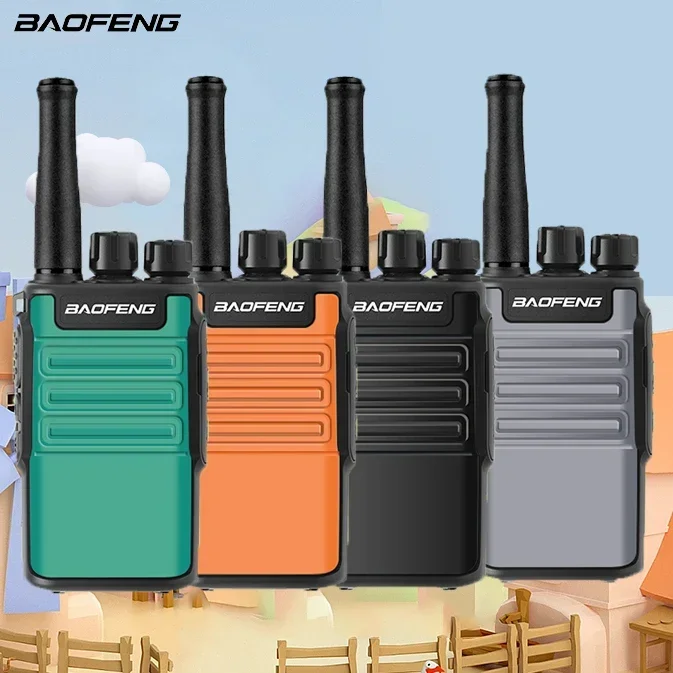 Baofeng BF-V8 جهاز اتصال لاسلكي صغير 5 واط طويل المدى UHF 400 ~ 470 ميجا هرتز الاطفال اتجاهين راديو نوع-C تهمة للأطفال هدية عيد ميلاد ألعاب أطفال