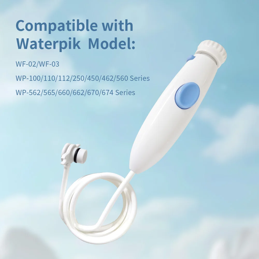 Vaclav Replacement Hose Handle Tube For Water Flosser Oral Irrigator Dental Water Jet  For WP-100 WP-150 WP-660 WP-670 WF Series