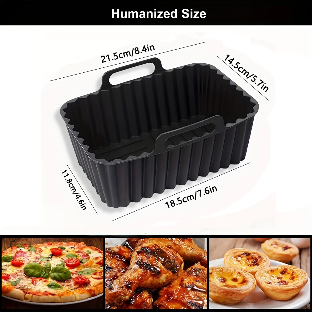 2 Stück Silikon-Topf für Heißl – Air Fryer Silicone Pot Liner Bewertung und Preis