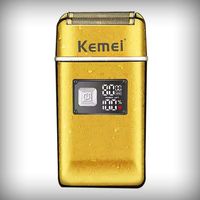 Kemei KM-TX8 Electric Shaver for Men Rechargeable Foil Washable Twin Blade Bald Head Razor Barber Finish Shaving Machine 8000RPM