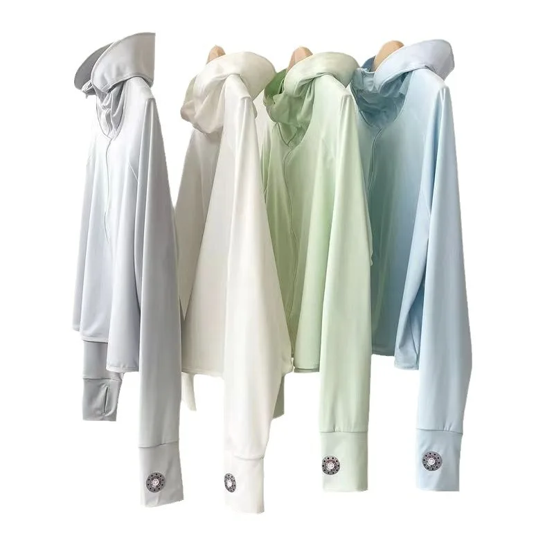 

Летняя женская солнцезащитная одежда из усовершенствованного ледяного шелка 2026 года: новая, УФ-стойкая, дышащая, легкая и охлаждающая