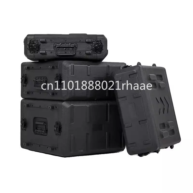 

New PE plastic U box Digital power amplifier Receiver Wireless microphone Microphone storage Portable aviation cabinet