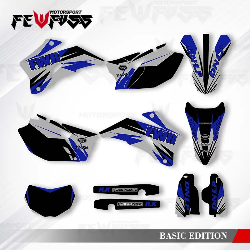 

Fewfuss графические наклейки наклейки мотоцикл фон на заказ для 2007-2014 WRF250 2007-2011 WRF450