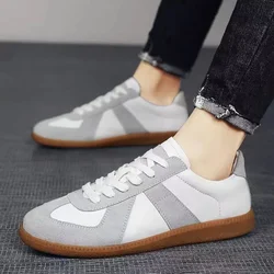 Letnie nowe buty ocieplane męskie modne minimalistyczne buty sportowe oddychająca miękka jedyne niemieckie mokasyny buty treningowe