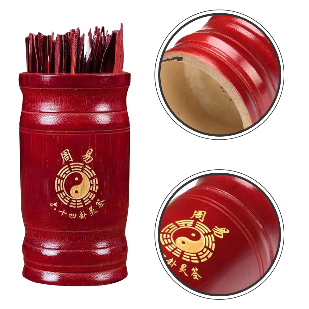 Lottery Container Fortune Telling Games Sticks Play Money Chinese-style Divination Home Prop Toy