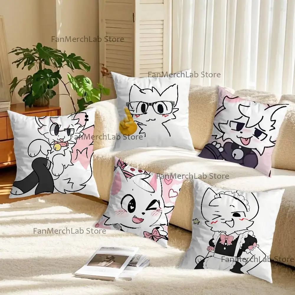 

Наволочка B-Boykisser Silly Cat Meme, плюшевая подушка-игрушка для мальчиков и девочек, мультяшная аниме-подушка в стиле кавай, украшение, подарки на день рождения для детей