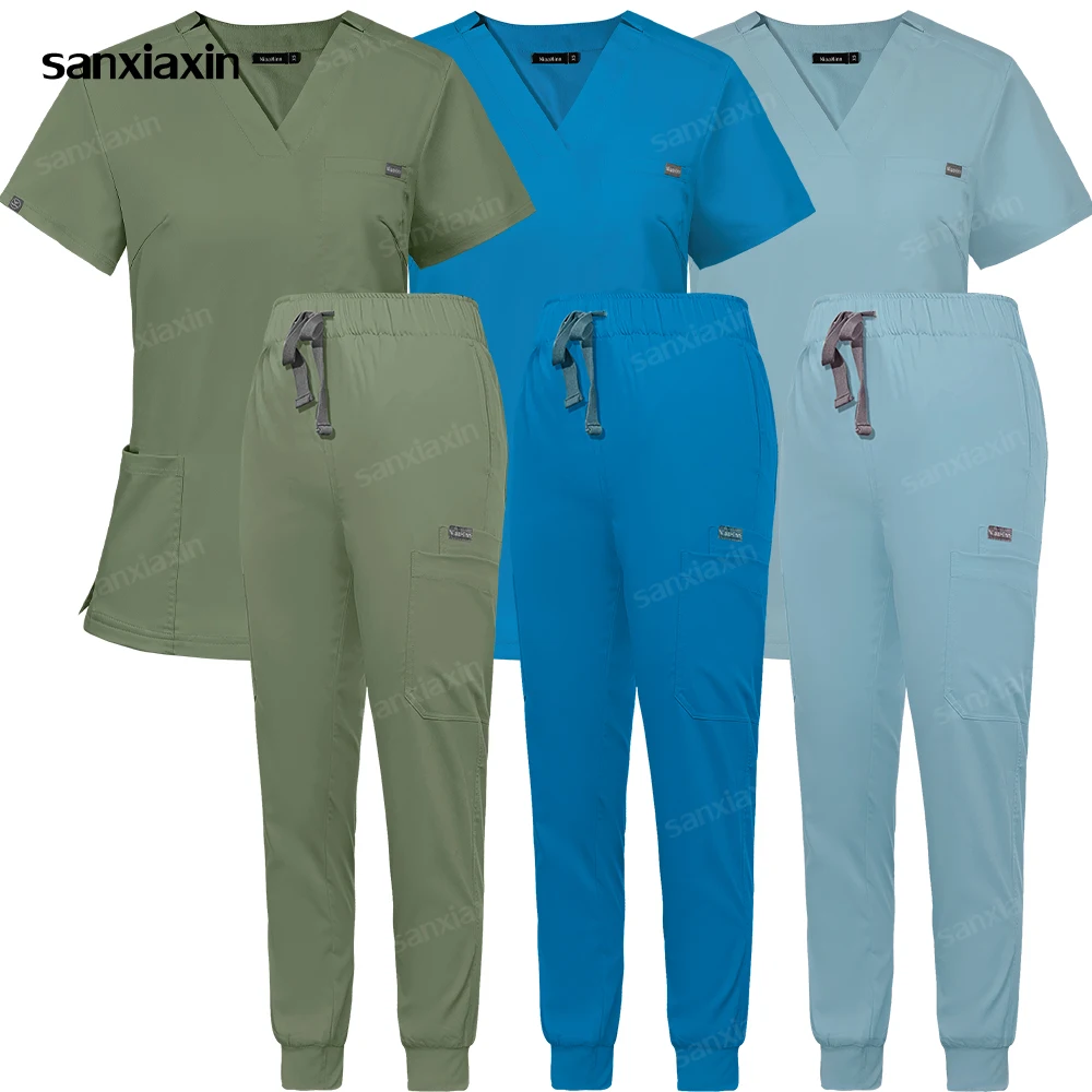 

Wholesale Medical Uniform Operating Room Scrubs Set Medical Supplies Hospital Working Clothes Nurse Dental Surgery Suit Workwear