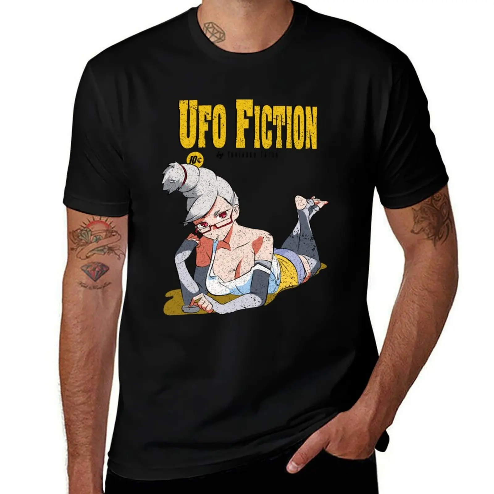 

DANDADAN: UFO FICTION (GRUNGE STYLE) T-Shirt cotton t shirt pack t shirt for man T-Shirt