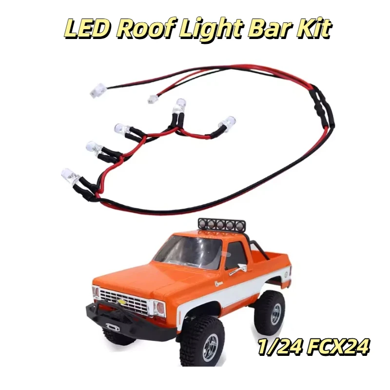 

Комплект светодиодных фонарей FMS для крыши, для радиоуправляемых внедорожных краулеров FCX24 масштаба 1/24, модифицированные аксессуары для тюнинга