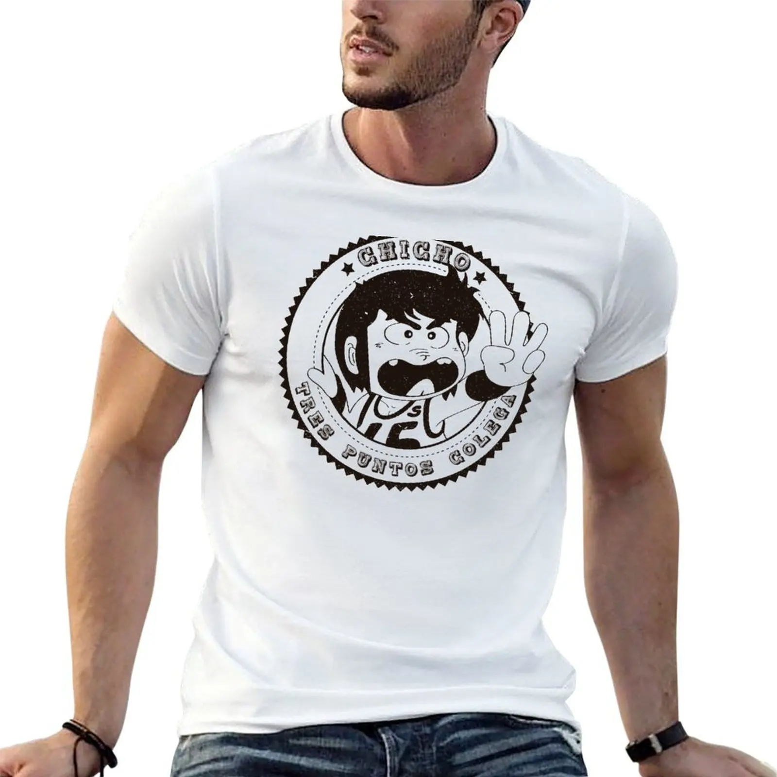 Camiseta Kappei / Chicho para hombre, camisetas de algodón para hombre, camisetas de anime para hombre