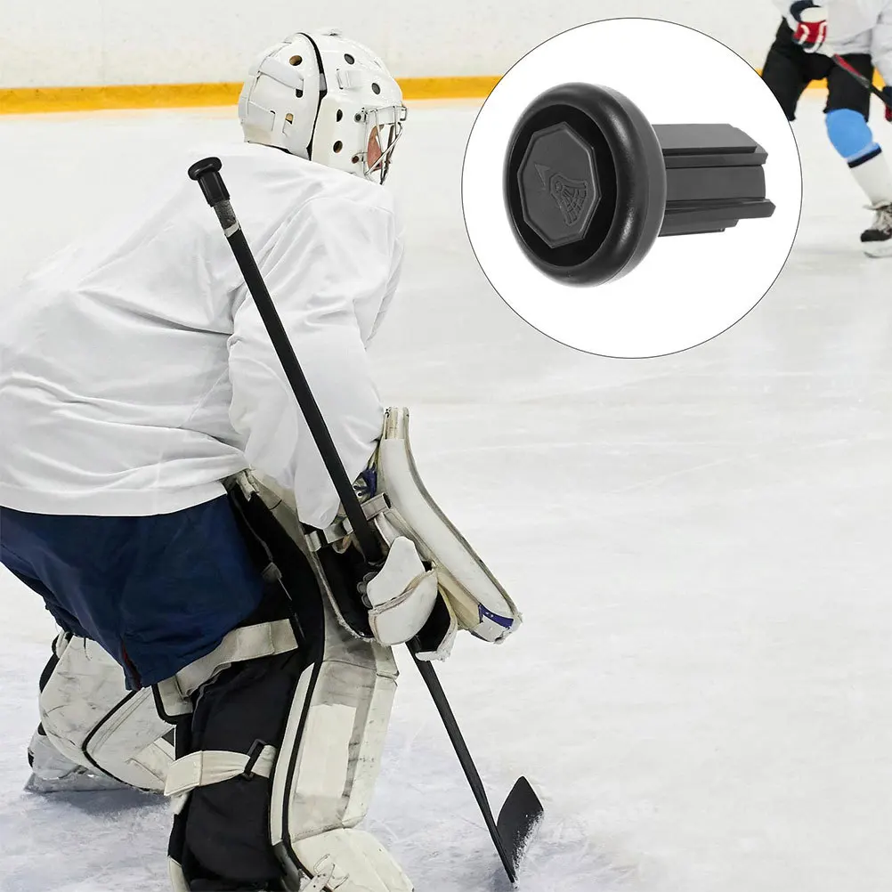 

2pcs Hockey Stick End Cover Durable Tube Design For Stability Balance Hockey End Protector Replacement Accessory Team Sports