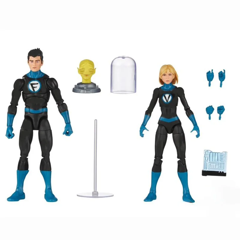 6 Inch Marvel Legends The Series Mr. Fantastic Four Mr. Fantastic Invisible Woman Action Figure Collection Model Toy For Kid