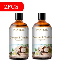 PHATOIL 2/3 Uds 100ml aceite aromático de frutas para aromaterapia coco y vainilla Lima Mango fresa cereza aceites esenciales aromáticos