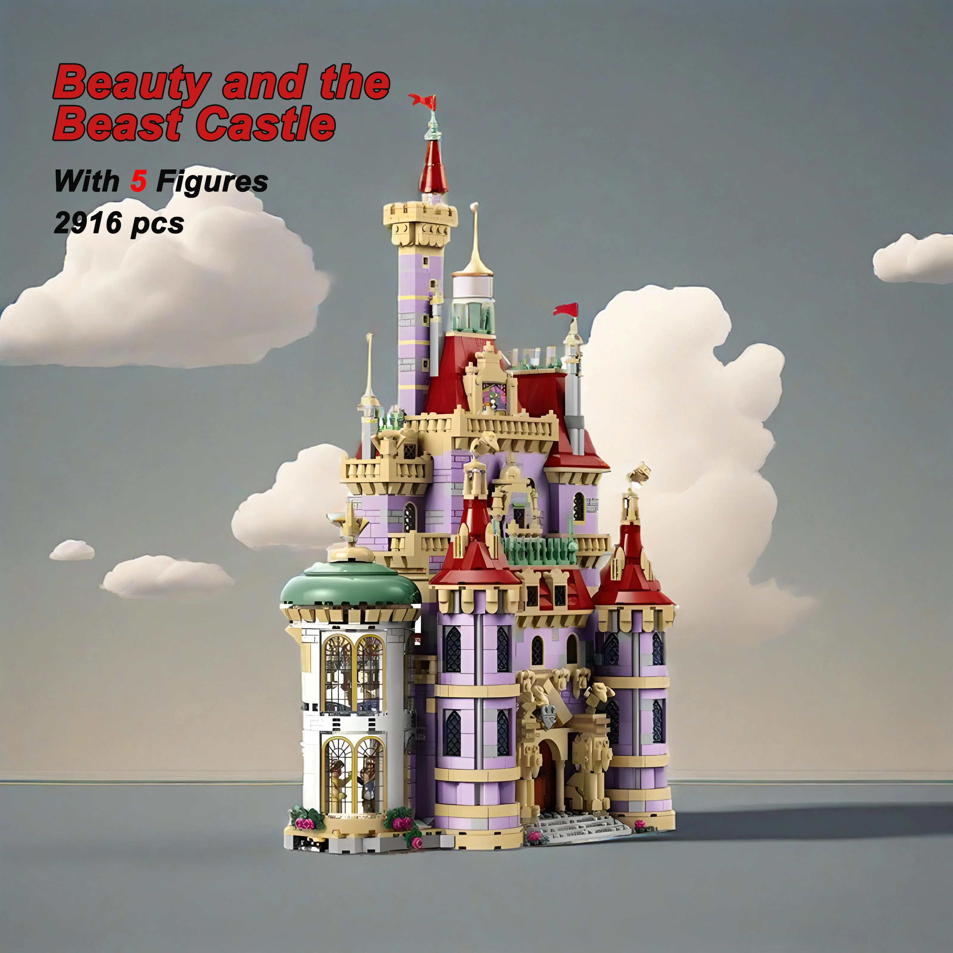 

2916 шт. замок романтическая игрушка Moc 43263 дисплей модульная модель для девочек развивающие строительные блоки подарок на день рождения декоративная игрушка