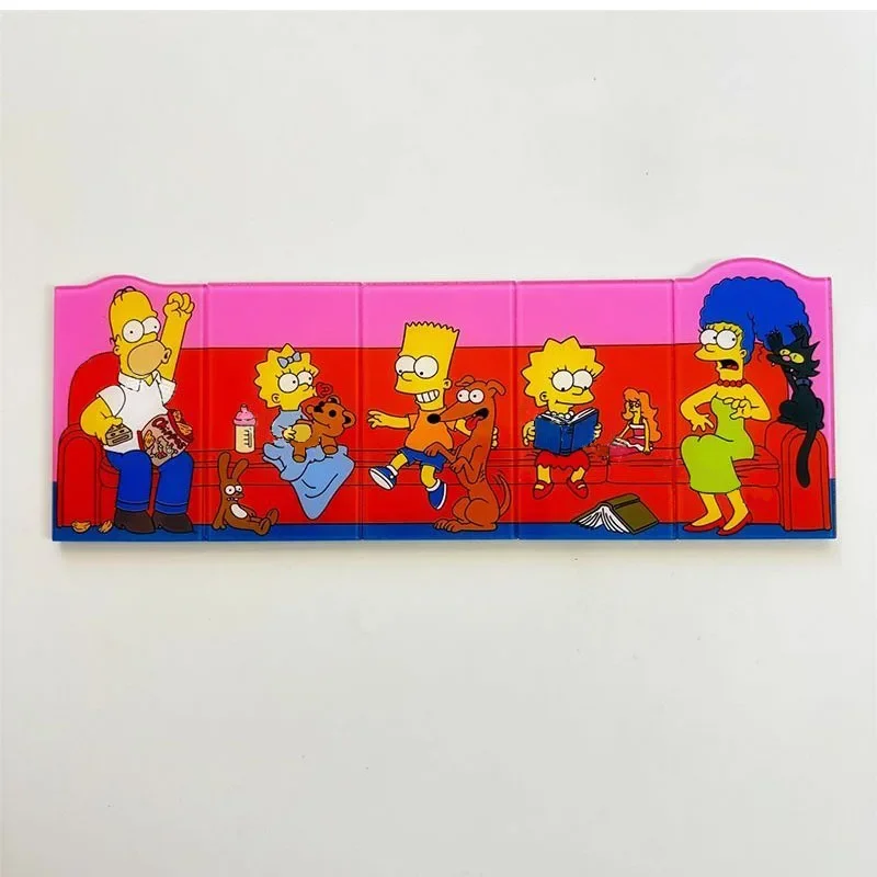 Simpson Magnetic Fridge Sticker Anime Cartoon Homer J Marge Bart Lisa Maggie Gifts Photo Message Holder Kitchen Fridge Sticker