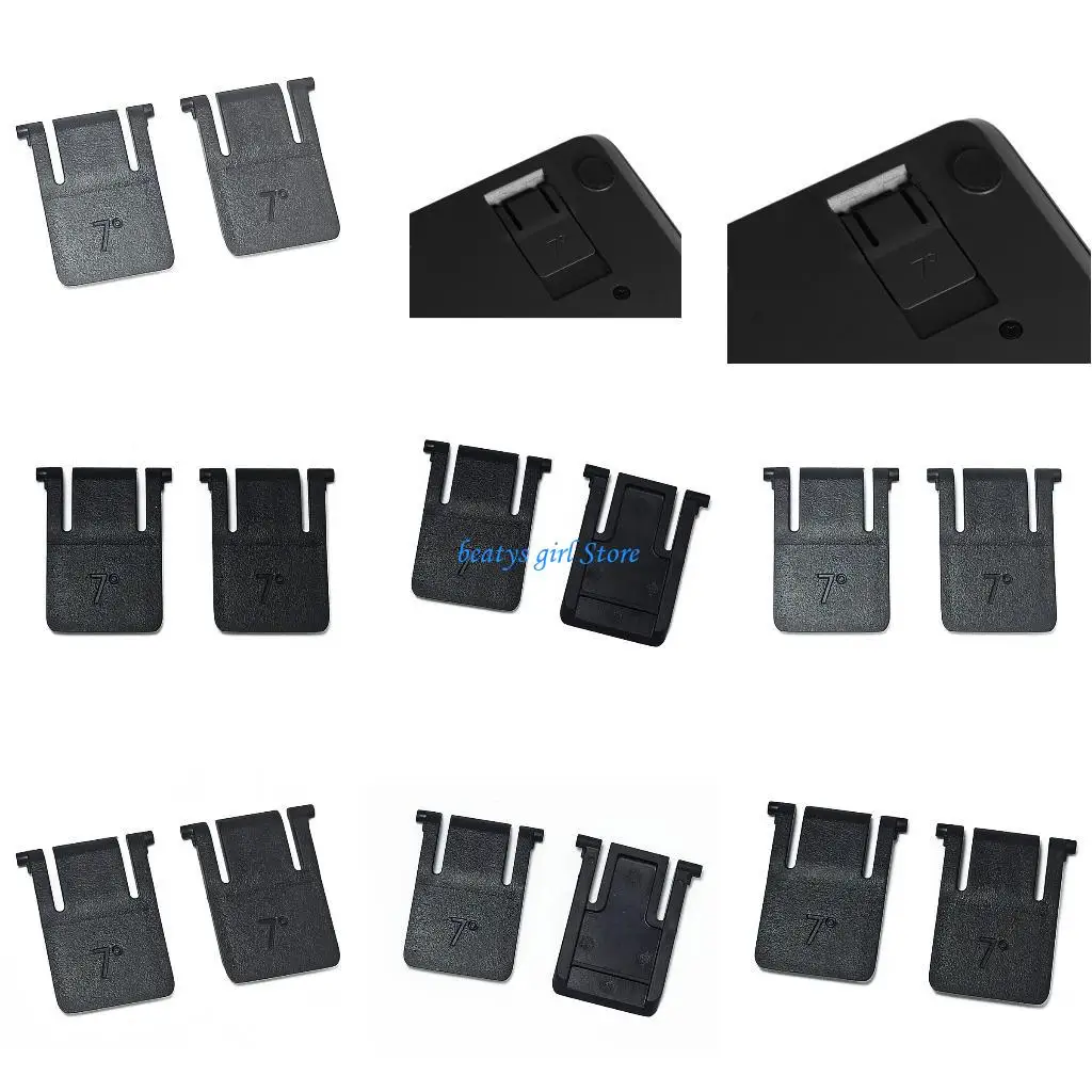 

C7AB 2PCS Клавиатура Кронштейна подставка для ноги для MK345 K345 Клавиатуры