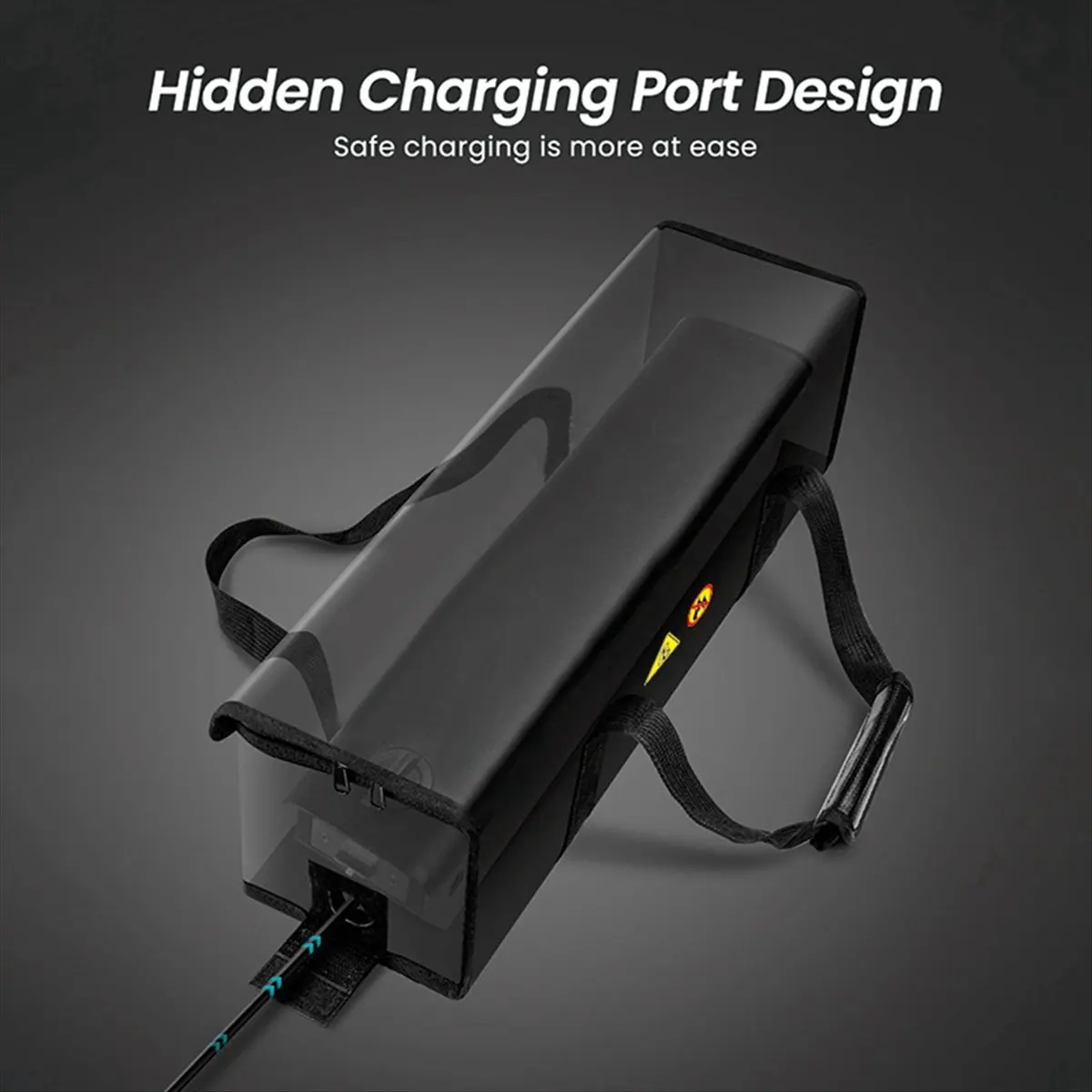 ONGE E-Bike Battery Bag E-Bike Lithium Battery Explosion-Proof Bag Charging Fireproof Waterproof Storage Bag