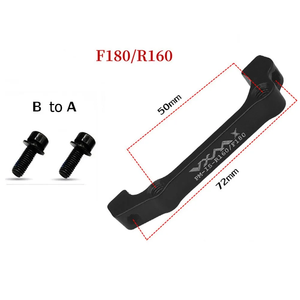 Bicycle Disc Brake Caliper Mount Adapter for Post Mount and IS Mount Compatibility Front and Rear Applications