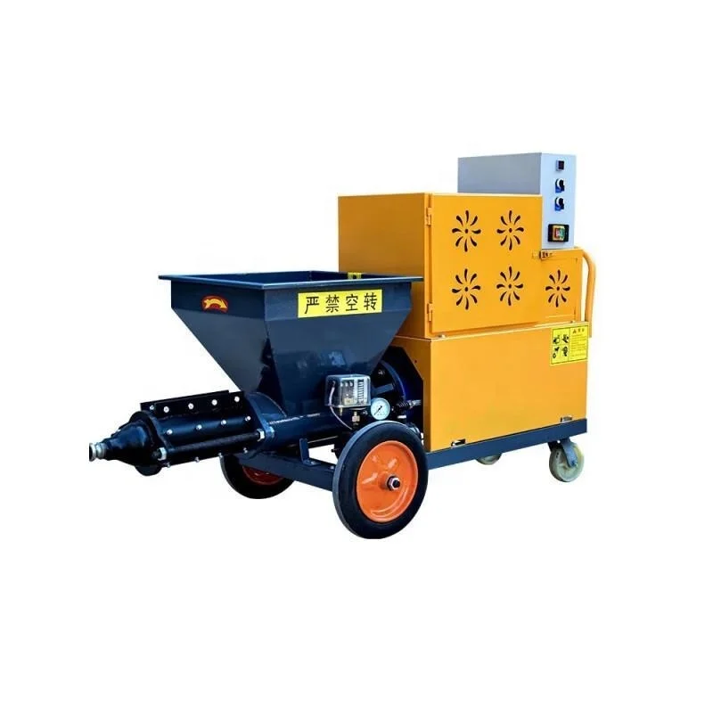 

High Capacity Mortar Spraying Machine Electric for Large Area Wall Plaster Cement Efficient Rendering Pump