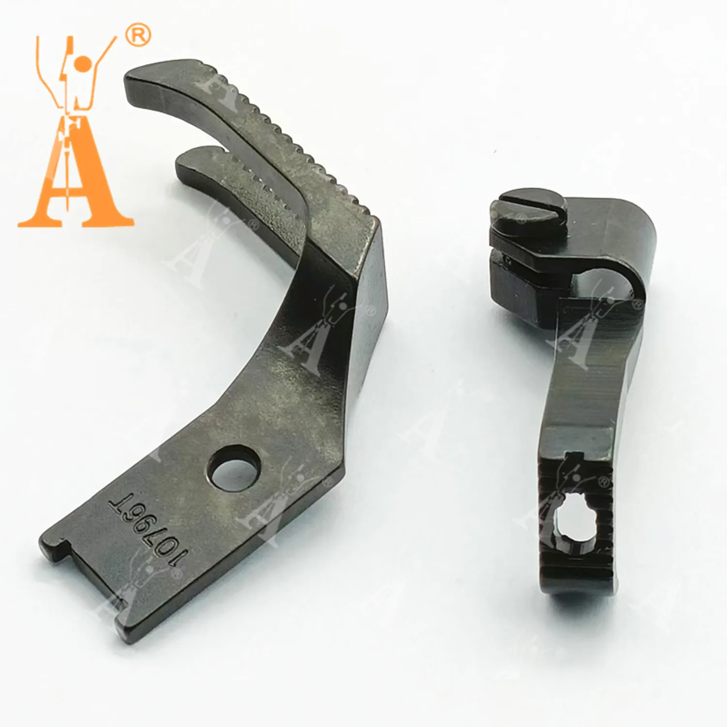 قطع غيار ماكينات الخياطة الصناعية 8B 341 قدم الضغط في ماكينة الخياطة من الفولاذ بالكامل 10796T سيارة عالية مع أسنان وقدم ضغط مادة سميكة #4