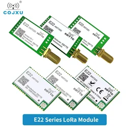 LoRa Module COJXU E22-T Series UART SMD DIP 170/230/433/915/868MHz 22/30/33/37dBm Stamp Hole SMA-K Wireless Module