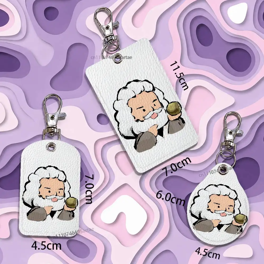 Che Guevara Karl Marx Card Keychain Fashion Pendant Bag ID Door Card Case Bus Card Cute Adult Scratch Resistant view 3