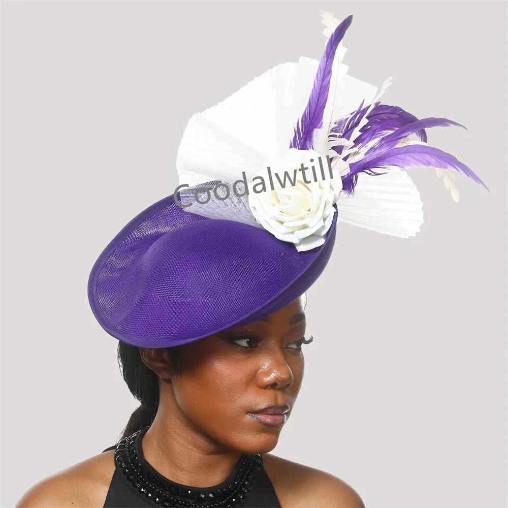 Women Wedding hat millinery Party chapeau ceremonie mariage Ladies fascinators for weddings church hats women elegant Fasciantor