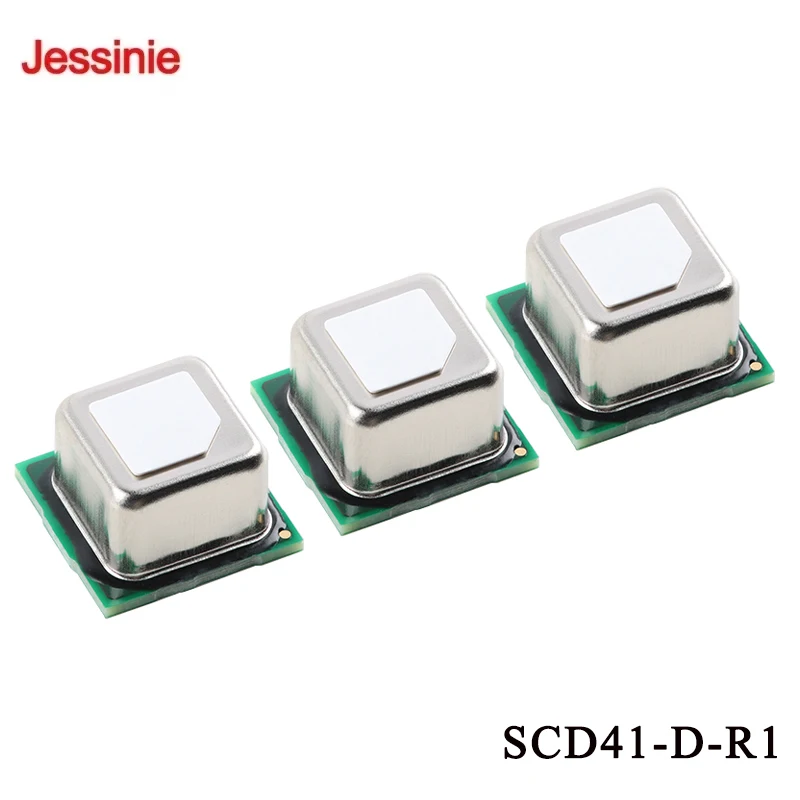 SCD41-D-R1 Digital Gas Sensor Chip, Carbon Dioxide (CO₂) Sensor Measurement Range 400–5000 ppm Air Quality Monitoring