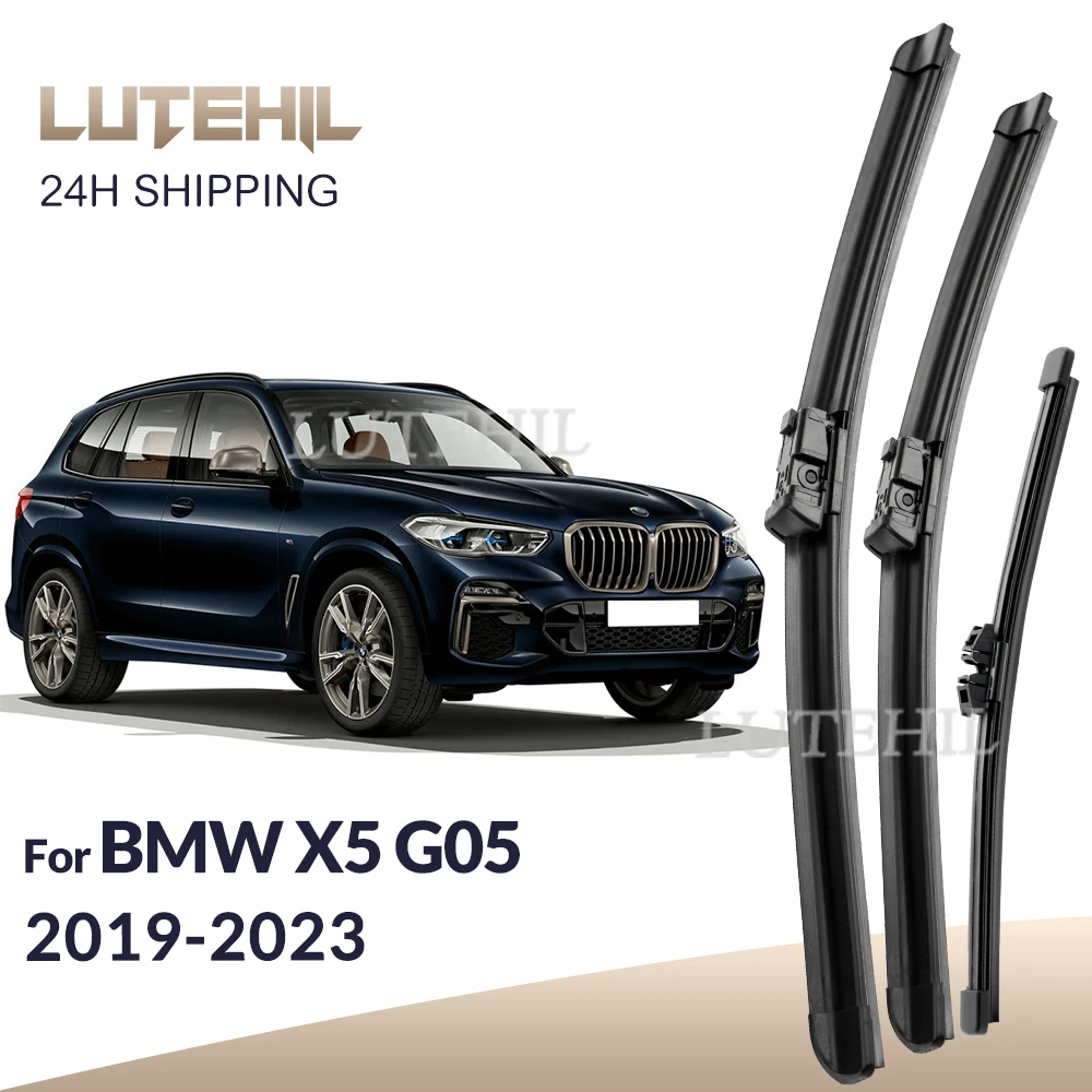 

For BMW X5 G05 2019-2023 2020 2021 2022 Wiper Front & Rear Wiper Blades Windshield Windscreen Window Brushes 26"+20"+14"