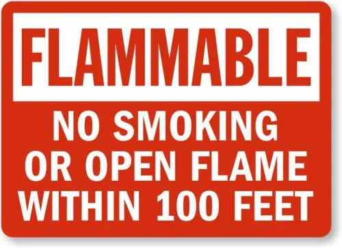 100 Feet Flammable Aluminum Weatherproof 12