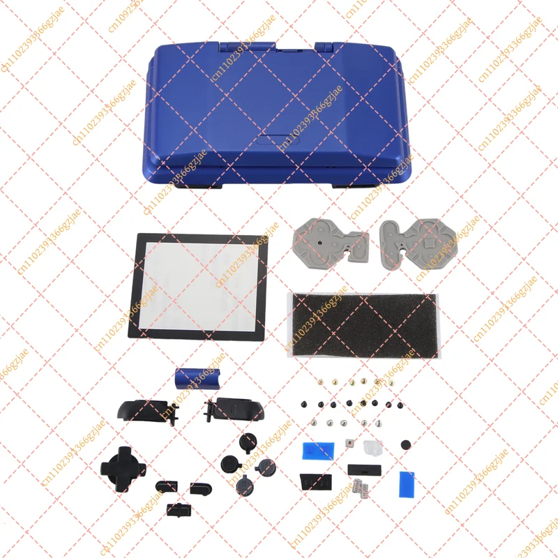 FY XB-Full Set Replacement Housing Shell For NDS Nintend DS Game Console Anti Fall Case Shell For Game Console Easy To Use Blue