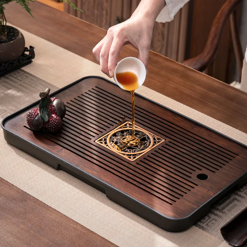 Decorative Serving Tea Tray Ceremony Valet Hospitality Office Tableware Tea Tray Rectangle Japanese Bandejas Home Decorationgs 2