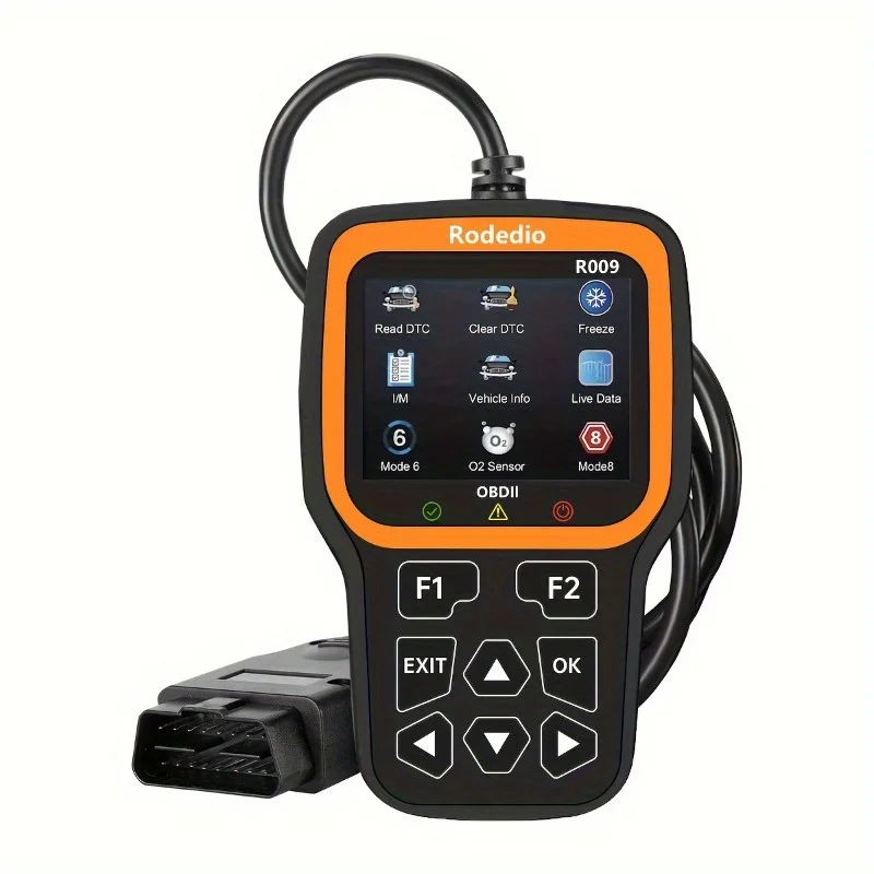 2025 جديد سيارة obd2 الماسح الضوئي أداة تشخيصية متعددة اللغات obdii سيارة جهاز قياس الجهد الكهربائي محرك خطأ رمز الماسح الضوئي قارئ رمز السيارة