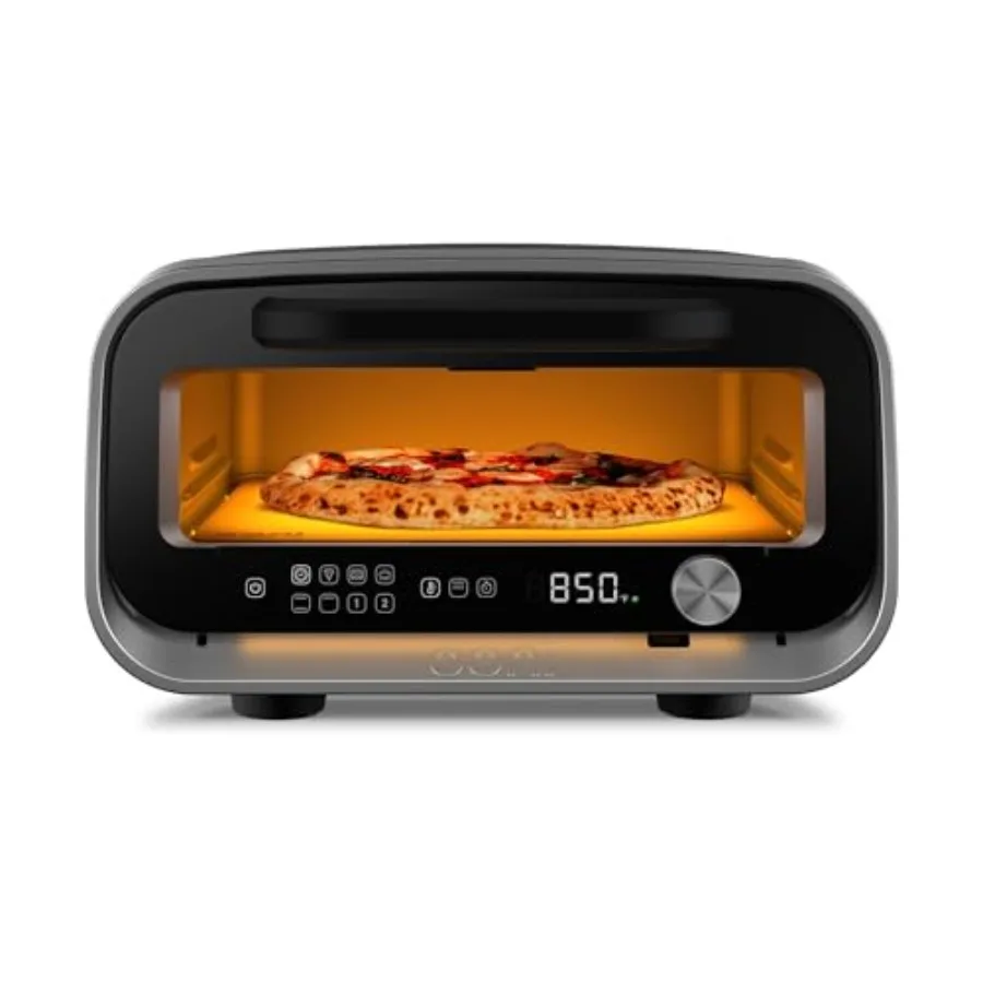 

Volt 2 Electric Indoor Pizza Oven - Versatile Countertop Electric Toaster Oven Cook 12 Inch Pizzas and More - Charcoal Grey