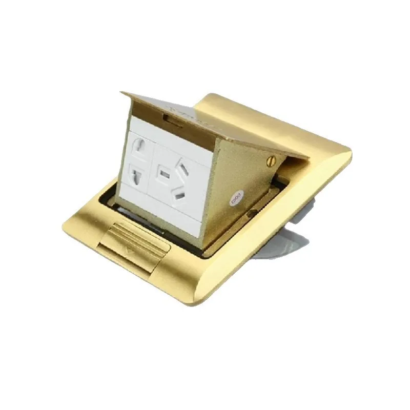 

Damping Five-hole Ground Plug Copper Glossy Ground Plug E226 Hydraulic Damping Ground Socket