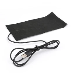 USB 5V Electric Heating Pad DIY Thermal Clothing Outdoor Heated Jacket Vest Coat 10*20cm