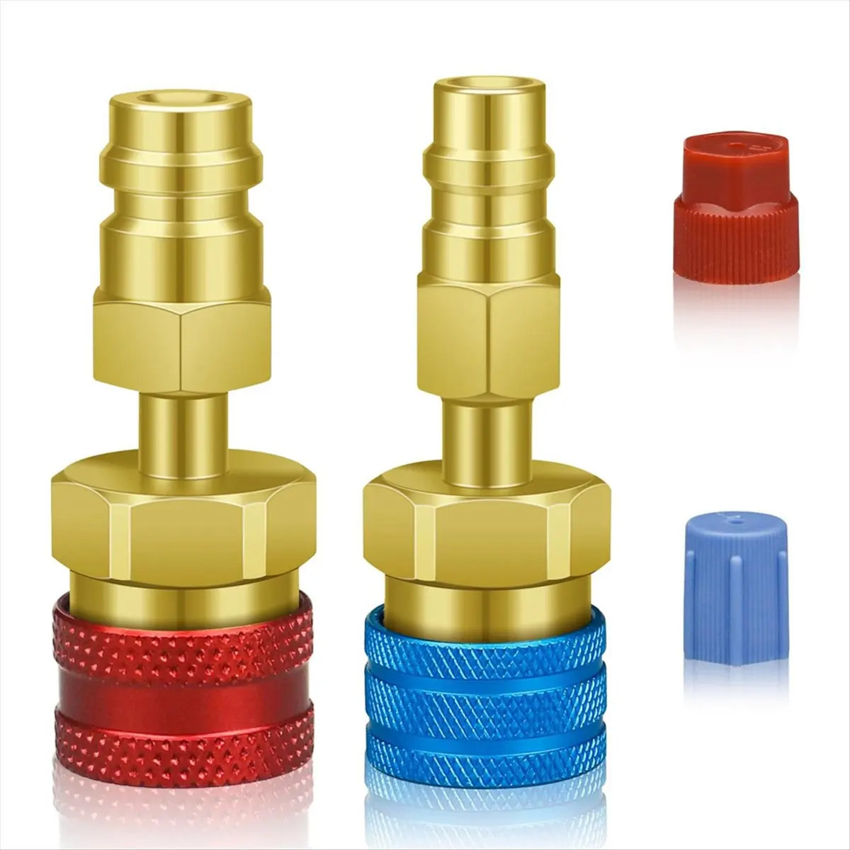 A75K Adapter Quick Fitting Coupler for R1234YF/R12 to R134A High Low Side Adapter Connector Car Airconditioning Fitting