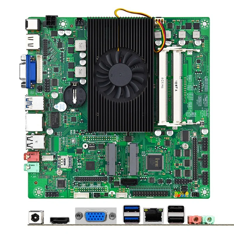 ITX-4568A01-4200U Motherboard Industrial Mini ITX DDR3 2*SO-DIMM RTL8111H Gigabit Network Card Onboard CPU Fan