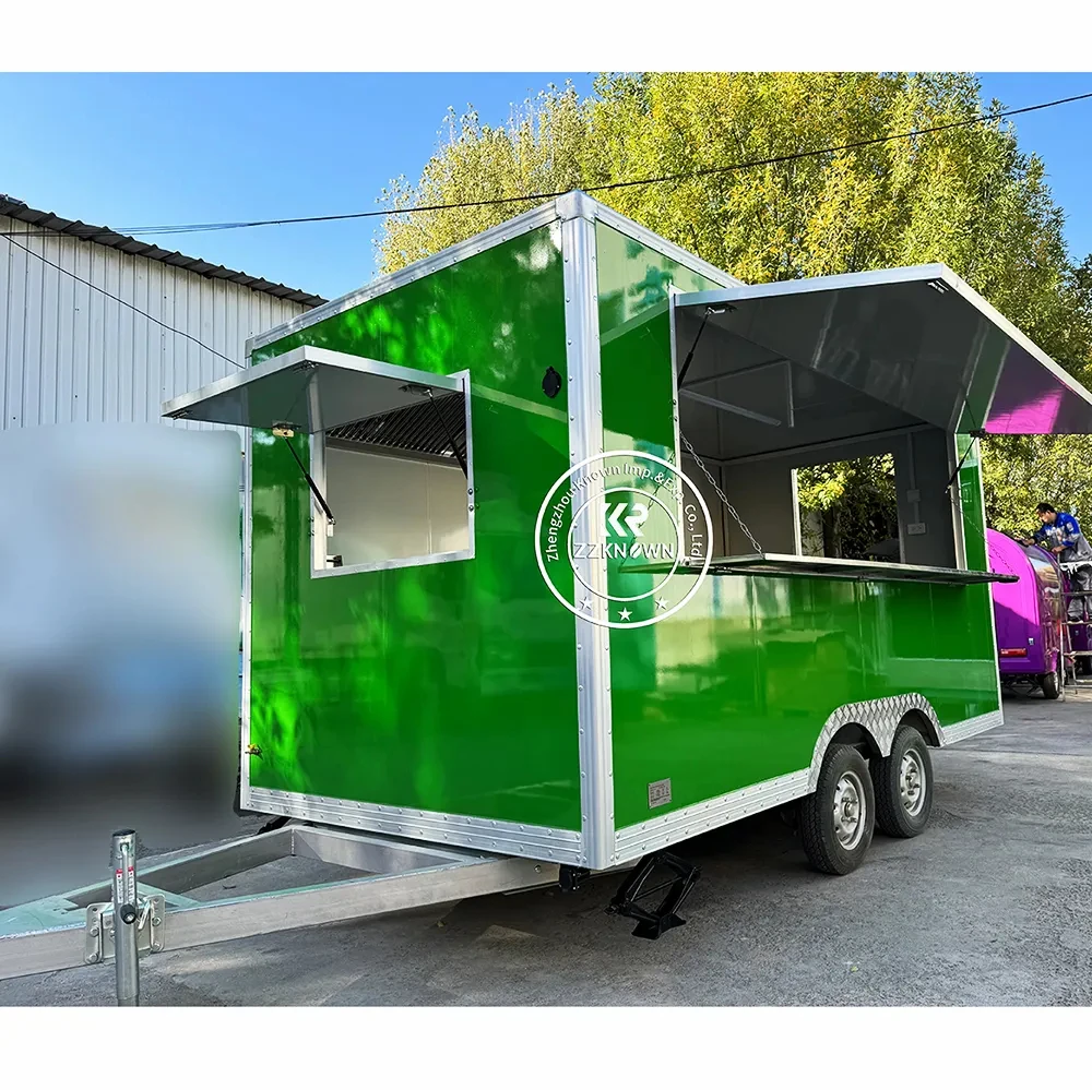 

DOT CE VIN Custom Mobile Street Food Truck Ice Cream Trailer Food Carts And Food Trailers Fully Equipped