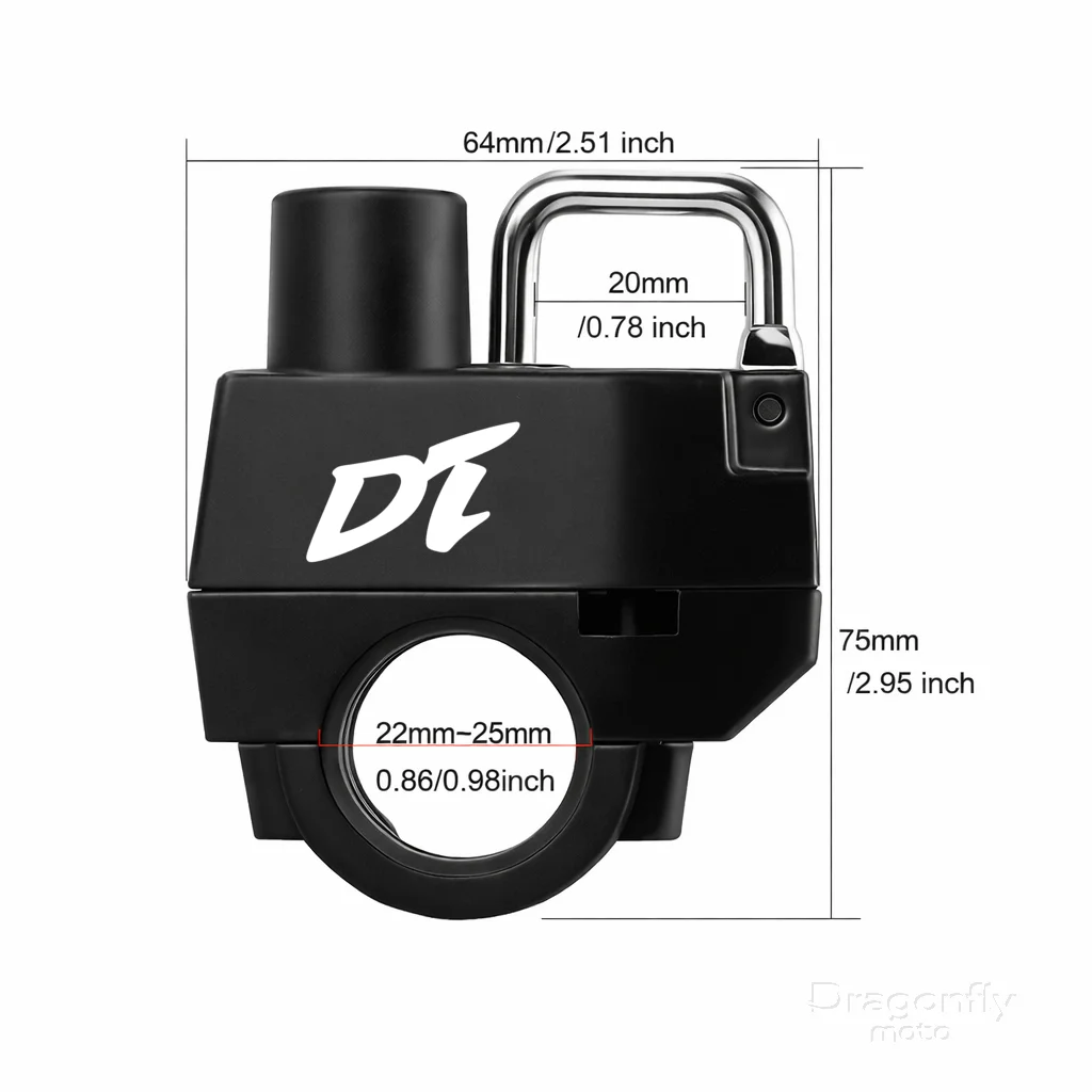 Motorcycle Helmet Lock For YAMAHA DT230 DT250 DT175 DT200 DT125 DT125R Anti-theft Locker Helmet Lock Locking Device Rustproof