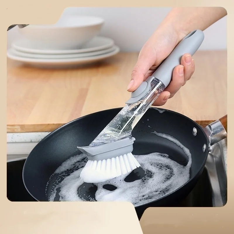 

Ultimate Multifunctional Liquid Washing Pot Brush for Your Kitchen Needs