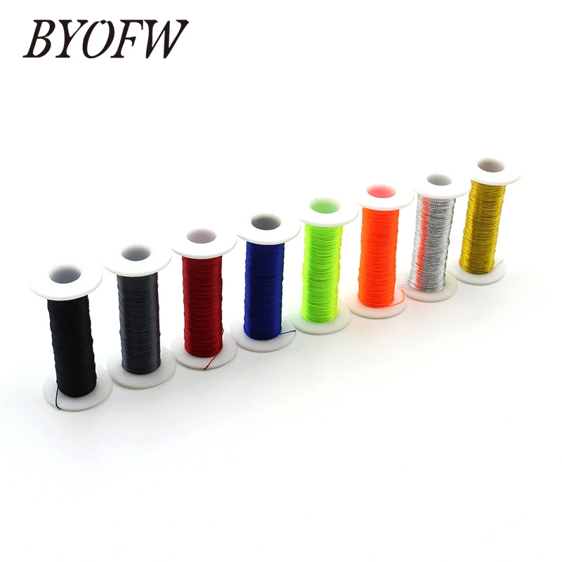 BYOFW 50 Meter Fishing Rod Guide Wrapping Thread Line Winding Braided Wire Polyester Fiber Spool DIY Repair Building Replacement